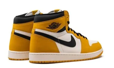 smart sneakers air jordan 1 retro high og yellow ochre smart sneakers 3
