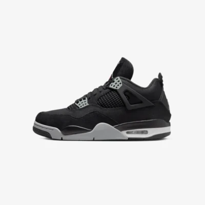 air jordan 4 retro black canvas smart sneakers 1