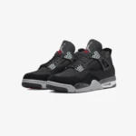 air jordan 4 retro black canvas smart sneakers 2
