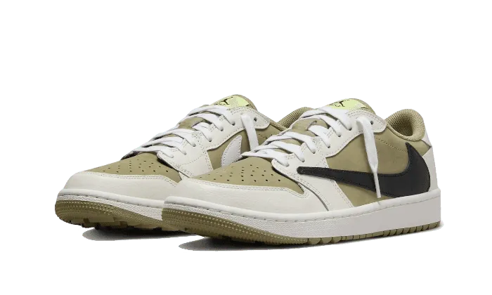 smart sneakers air jordan 1 low golf travis scott neutral olive smart sneakers