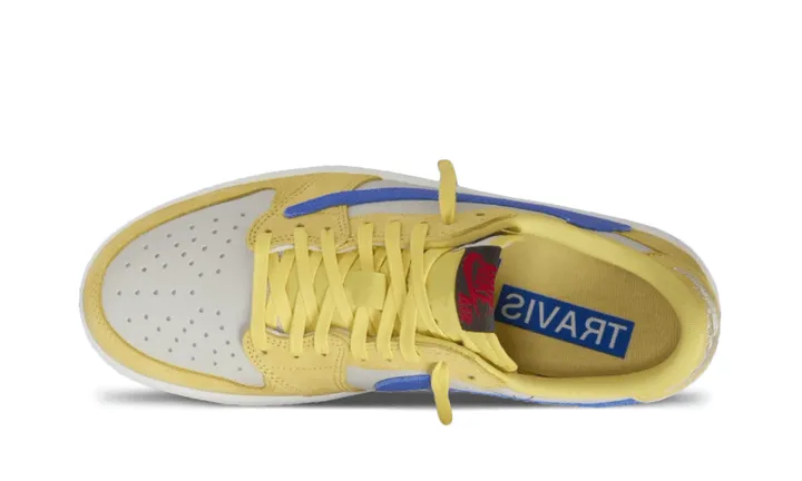 Air Jordan 1 Low Travis Scott Canary Yellow - imagine 3