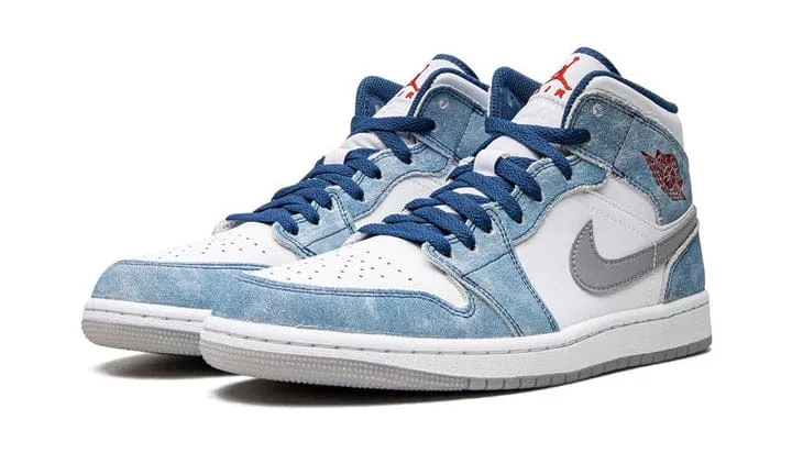 smart sneakers air jordan 1 mid french blue smart sneakers 1