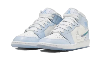 smart sneakers air jordan 1 mid glitter swoosh smart sneakers 4