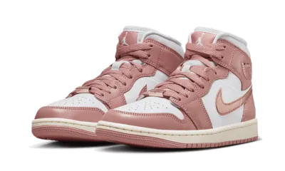 smart sneakers air jordan 1 mid red stardust smart sneakers 1