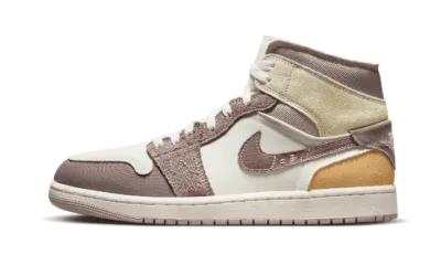 smart sneakers air jordan 1 mid se craft sail taupe haze smart sneakers 1