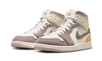 smart sneakers air jordan 1 mid se craft sail taupe haze smart sneakers 2