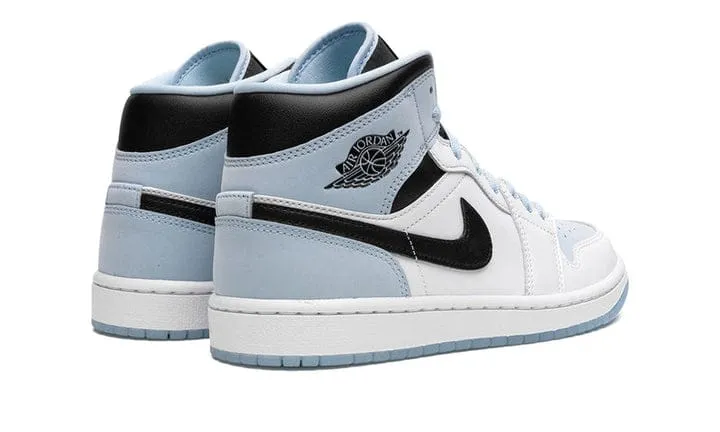 Air Jordan 1 Mid SE Ice Blue baskets - imagine 3