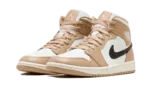smart sneakers air jordan 1 mid tan black smart sneakers 2