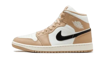 smart sneakers air jordan 1 mid tan black smart sneakers 3