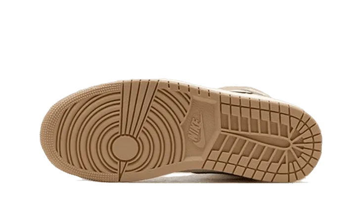 Air Jordan 1 Mid Tan Black - imagine 4