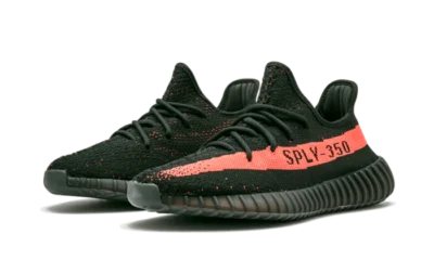 smart sneakers boost 350 v2 core black red smart sneakers 1