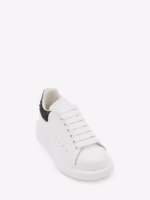 Alexander McQueen Oversized Sneaker – White/ Black Crystals - imagine 4
