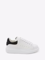 Alexander McQueen Oversized Sneaker – White/ Black Crystals - imagine 2
