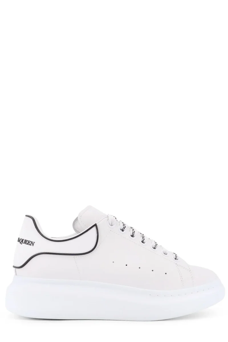 Alexander McQueen Oversized White Lace Up - imagine 2