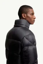 Geaca Moncler Couyere Hooded Short Down Black - imagine 7