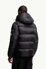 Geaca Moncler Couyere Hooded Short Down Black - imagine 6