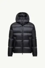 Geaca Moncler Couyere Hooded Short Down Black