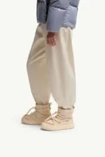 Ghete de Iarna Moncler Altive Mid Snow Boots Cream - imagine 6