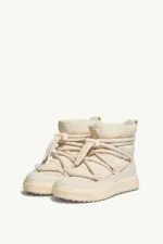 Ghete de Iarna Moncler Altive Mid Snow Boots Cream - imagine 2